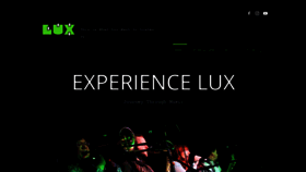 What Luxtheband.com website looked like in 2019 (4 years ago)