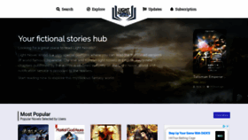 What Lightnovelworld.com website looked like in 2019 (6 years ago)