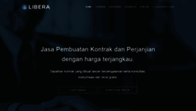 What Libera.id website looked like in 2019 (4 years ago)
