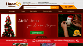 What Lojaslinna.com.br website looked like in 2019 (4 years ago)