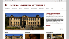 What Lindenau-museum.de website looked like in 2019 (4 years ago)
