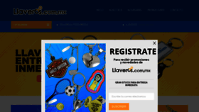 What Llaveros.com.mx website looked like in 2019 (4 years ago)