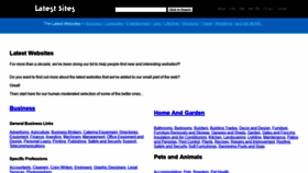 What Latestsites.com website looked like in 2019 (4 years ago)