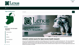 What Lenus.ie website looked like in 2019 (4 years ago)