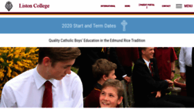 What Liston.school.nz website looked like in 2019 (4 years ago)