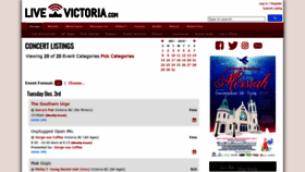 What Livevictoria.com website looked like in 2019 (4 years ago)