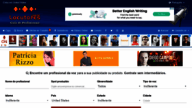 What Locutores.com.br website looked like in 2019 (4 years ago)