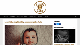 What Lovely-baby.fr website looked like in 2019 (4 years ago)