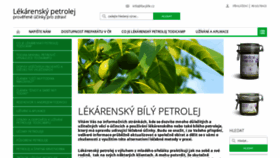 What Lekarenskypetrolej.cz website looked like in 2019 (4 years ago)