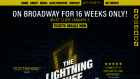What Lightningthiefmusical.com website looked like in 2019 (4 years ago)