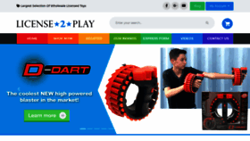 What License-2-play.com website looked like in 2019 (4 years ago)