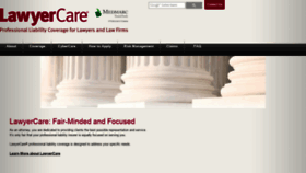 What Lawyercare.com website looked like in 2019 (4 years ago)