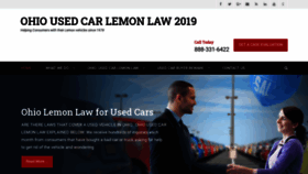 What Lemonusedcarlaw.com website looked like in 2019 (4 years ago)
