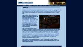What Lakesurgerycenter.com website looked like in 2019 (4 years ago)