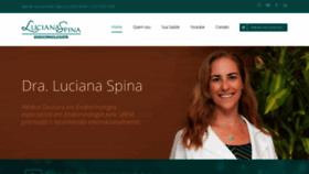 What Lucianaspina.com.br website looked like in 2019 (4 years ago)
