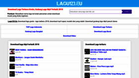 What Lagu123.eu website looked like in 2019 (4 years ago)