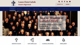 What Lumenchristischool.org website looked like in 2019 (4 years ago)