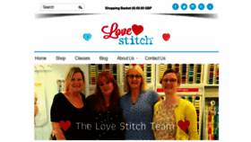 What Lovestitch.co.uk website looked like in 2019 (4 years ago)