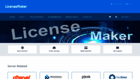 What Licensemaker.com website looked like in 2019 (4 years ago)