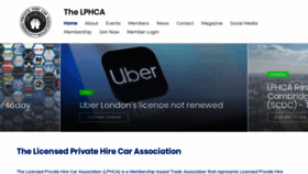 What Lphca.co.uk website looked like in 2019 (4 years ago)