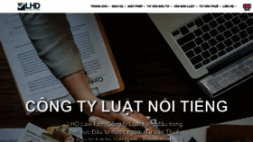 What Luathongduc.com website looked like in 2019 (4 years ago)