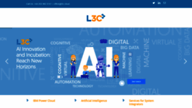 What L3c.cloud website looked like in 2019 (4 years ago)