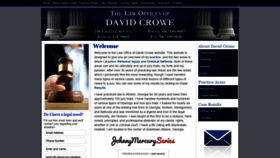 What Lawofficeofdavidcrowe.com website looked like in 2019 (4 years ago)