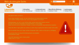 What Lebenshilfe-handinhand.de website looked like in 2019 (4 years ago)