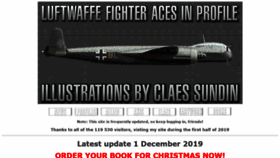 What Luftwaffeinprofile.se website looked like in 2019 (4 years ago)