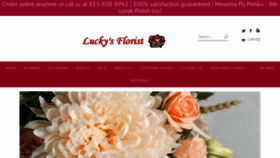 What Luckysflorist.com website looked like in 2019 (4 years ago)