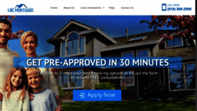 What Lbcmortgage.com website looked like in 2019 (4 years ago)