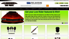 What Lowridercarparts.com website looked like in 2019 (4 years ago)