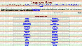 What Languageshome.com website looked like in 2019 (4 years ago)