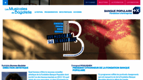 What Lesmusicalesdebagatelle.com website looked like in 2019 (4 years ago)
