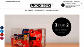 What Lockabox.com website looked like in 2019 (4 years ago)
