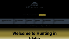 What Lhhunting.com website looked like in 2019 (4 years ago)