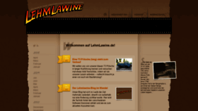 What Lehmlawine.de website looked like in 2019 (4 years ago)
