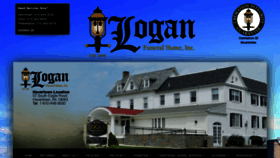 What Loganfuneralhomes.com website looked like in 2019 (4 years ago)