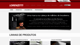 What Lorenzetti.com.br website looked like in 2019 (4 years ago)
