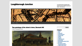 What Loughborough-junction.org website looked like in 2019 (4 years ago)