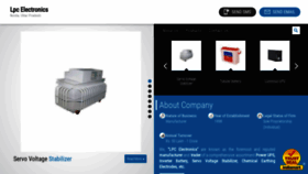 What Lpcelectronics.in website looked like in 2019 (5 years ago)