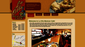 What Laollamexicancafe.com website looked like in 2019 (4 years ago)