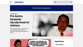 What Lokadata.id website looked like in 2019 (6 years ago)
