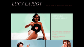 What Lucylariot.com website looked like in 2019 (4 years ago)