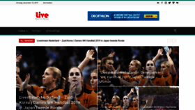 What Livesportnieuws.nl website looked like in 2019 (4 years ago)