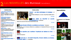 What Les-nouvelles-des-mureaux.com website looked like in 2019 (4 years ago)