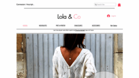 What Lola-and-co.com website looked like in 2019 (4 years ago)