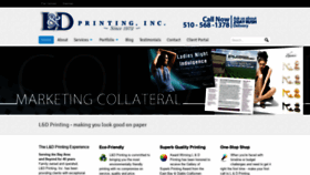 What Ldprinting.com website looked like in 2019 (4 years ago)
