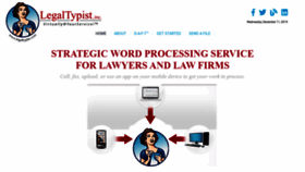 What Legaltypist.com website looked like in 2019 (4 years ago)