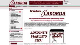 What Lakorda.com website looked like in 2019 (4 years ago)